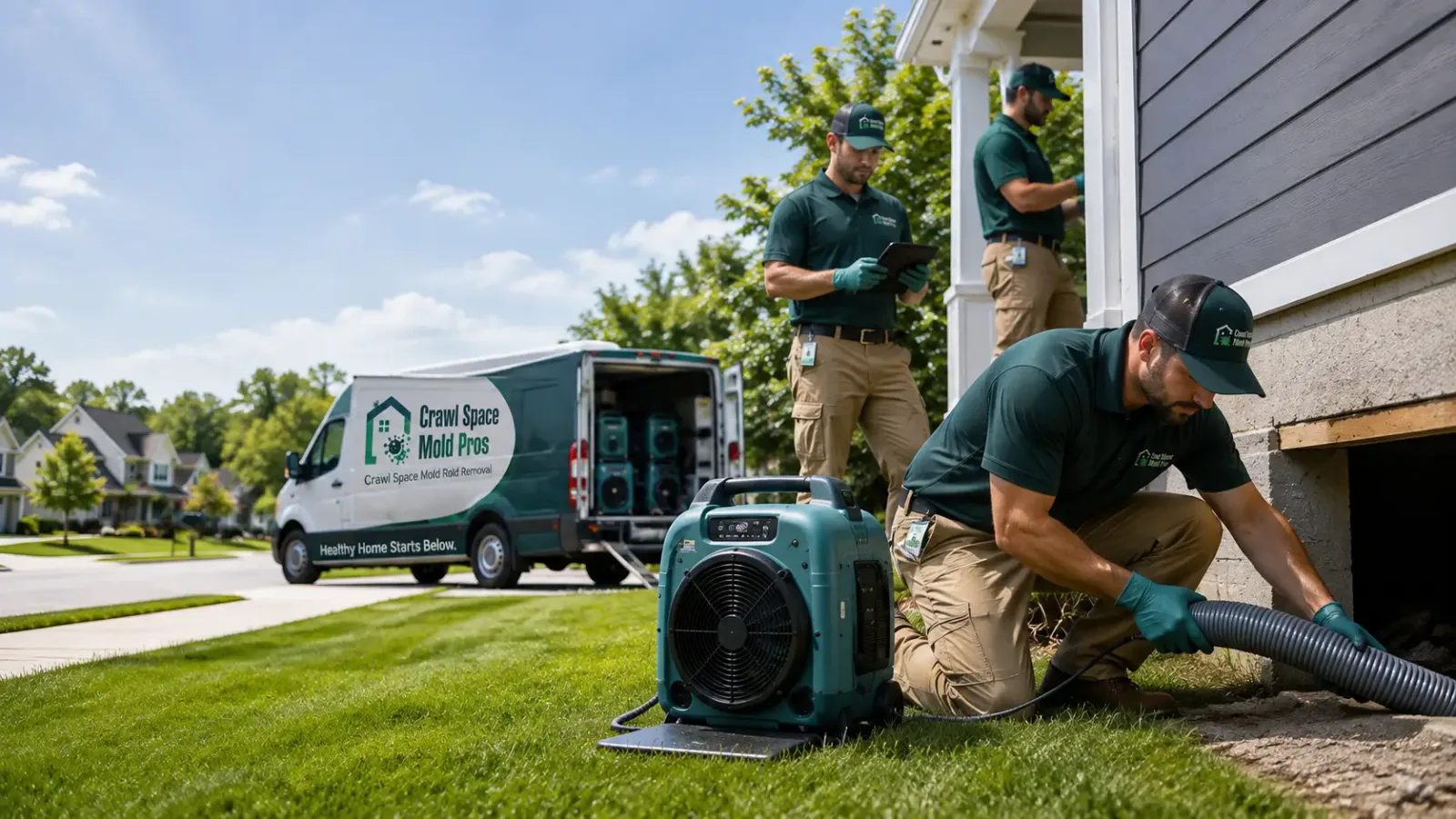 Crawl Space Mold Removal in Diamond, OH